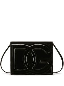 Dolce & Gabbana sac à bandoulière à logo DG - Noir