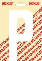 Plakletter Nobel Sticker letter P wit Pickup - Pickup