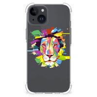 iPhone 15 Stevig | Bumper Hoesje | Lion Color
