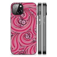 Apple iPhone 13/14 Leuk Telefoonhoesje Swirl Pink Apple iPhone 13/14 Leuk Telefoonhoesje Swirl Pink
