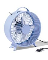 HEMA Tafelventilator Retro Ø25.8cm Blauw - thumbnail