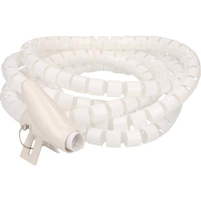 Cablehome 128532 Spiraalslang Wit Kunststof 1 stuk(s)