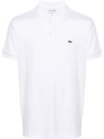 Lacoste polo en coton à patch logo - Blanc - thumbnail