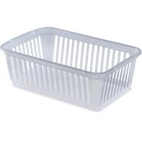 Whitefurze Mini opbergmand 25 cm, transparant