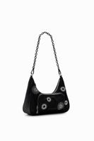 Kleine tas met borduursels - BLACK - U