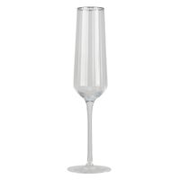 Clayre & Eef Champagneglas 250 ml Glas Wijnglas Transparant Wijnglas