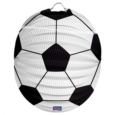 1x stuks voetbal lampion 22 cm