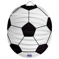 1x stuks voetbal lampion 22 cm 1x stuks voetbal lampion 22 cm