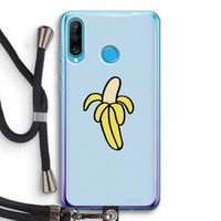 Banana: Huawei P30 Lite Transparant Hoesje met koord