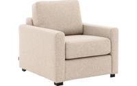 Goossens Fauteuil Lucca, Fauteuil klein arm smal 12 cm