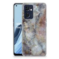 OPPO Reno 7 5G | Find X5 Lite | TPU | Siliconen hoesje | Marmer Grijs