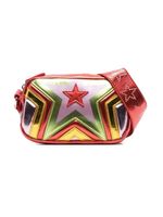 Stella McCartney Kids sac porté épaule métallisé à motif d'étoiles - Rouge - thumbnail