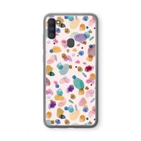 Terrazzo Memphis Pink: Samsung Galaxy A11 Transparant Hoesje
