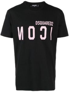 DSQUARED2 t-shirt à logo imprimé - Noir