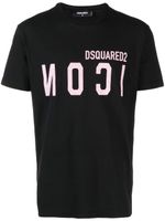 DSQUARED2 t-shirt à logo imprimé - Noir - thumbnail