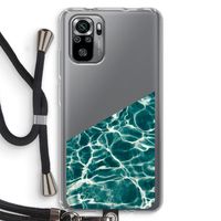 Weerkaatsing water: Xiaomi Redmi Note 10S Transparant Hoesje met koord