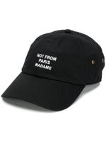 Drôle De Monsieur casquette La Casquette Slogan - Noir - thumbnail