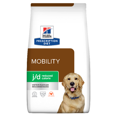 Hill&apos;s Prescription Diet J/D Reduced Calorie hondenvoer met Kip 12kg