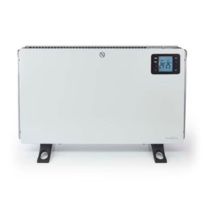 Nedis SmartLife Convectorkachel | Wi-Fi | 2000 W | 3 Warmte Standen | LCD | 5 - 37 °C | Instelbare thermostaat | Wit - HTCO50WTW