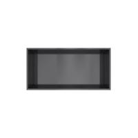 Hotbath &More Inbouwnis - 30 x 60 x 10 cm - Geborsteld Zwart PVD