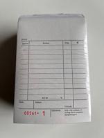 Bonboekje neutraal bedrukt 10x15 cm - 160 stuks