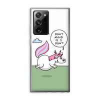 Unicorn: Samsung Galaxy Note 20 Ultra / Note 20 Ultra 5G Transparant Hoesje