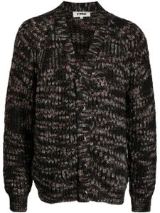 YMC cardigan Kurt en maille épaisse - Multicolore