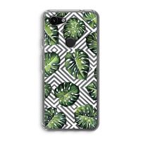 Geometrische jungle: Google Pixel 3a Transparant Hoesje