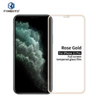 Voor iPhone 11 Pro PINWUYO 9H 2.5 D volledig scherm gehard glas film (Rose goud)