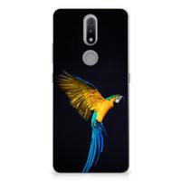 Nokia 2.4 | TPU Hoesje | Papegaai