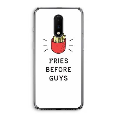 Fries before guys: OnePlus 7 Transparant Hoesje
