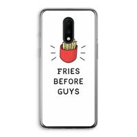 Fries before guys: OnePlus 7 Transparant Hoesje