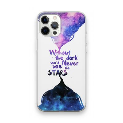 Stars quote: iPhone 12 Pro Max Transparant Hoesje