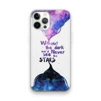 Stars quote: iPhone 12 Pro Max Transparant Hoesje