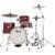 Pearl MT564/C-D747 Midtown compact 4-delig drumstel incl. hardware Matte Red