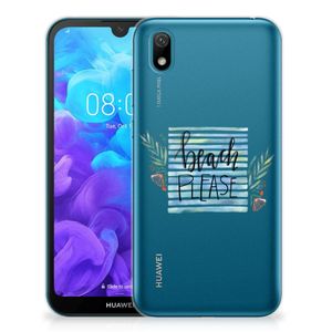 Huawei Y5 (2019) Telefoonhoesje met Naam Boho Beach