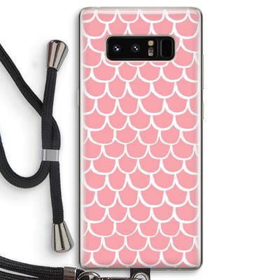 Dakpannetjes: Samsung Galaxy Note 8 Transparant Hoesje met koord