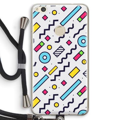 8-bit N°8: Huawei Ascend P8 Lite (2017) Transparant Hoesje met koord
