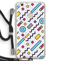 8-bit N°8: Huawei Ascend P8 Lite (2017) Transparant Hoesje met koord