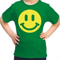 Verkleed T-shirt voor meisjes - Smile Emoticon - groen - carnaval - feestkleding voor kinderen Verkleed T-shirt voor meisjes - Smile Emoticon - groen - carnaval - feestkleding voor kinderen