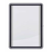 Kurkbord Nobo Wit Aluminium Kurkbord Nobo Wit Aluminium