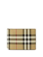 Burberry portefeuille pliant à motif Vintage Check - Tons neutres