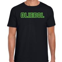 Fout kersttrui t-shirt voor heren - oliebol - groen - oliebollen - kerst/nieuwjaar