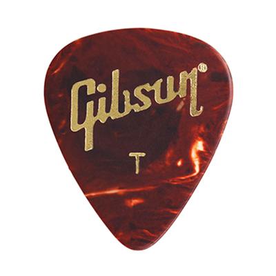Gibson Celluloid Tortoise Thin Plectrum - Per Stuk Gibson Celluloid Tortoise Thin Plectrum - Per Stuk