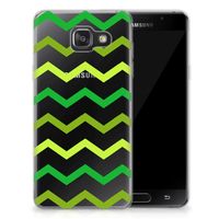 Samsung Galaxy A3 2016 TPU bumper Zigzag Groen