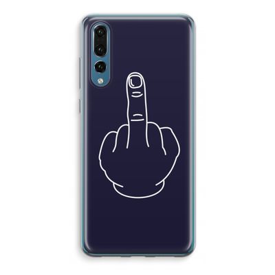 F**k U: Huawei P20 Pro Transparant Hoesje