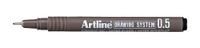 Fineliner Artline 0.05mm zwart
