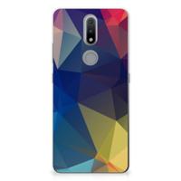 Nokia 2.4 | TPU Hoesje | Polygon Dark