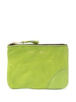 Comme Des Garçons Wallet pochette en cuir à fermeture zippée - Vert