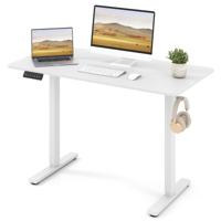 Elektrisch in Hoogte Verstelbaar Bureau in Hoogte Verstelbare Werkplek Wit